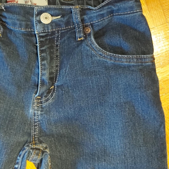 Levi 511 Slim Girls 12REG Performance light Blue Jeans - Picture 4 of 9